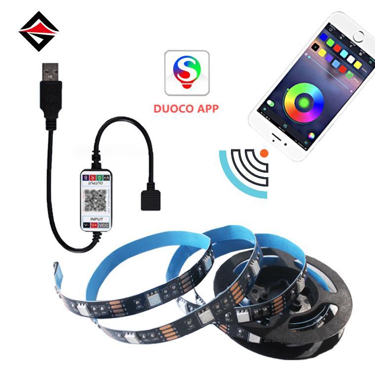 USB Bluetooth Controller + RGB LED svetlobni trak 1m set