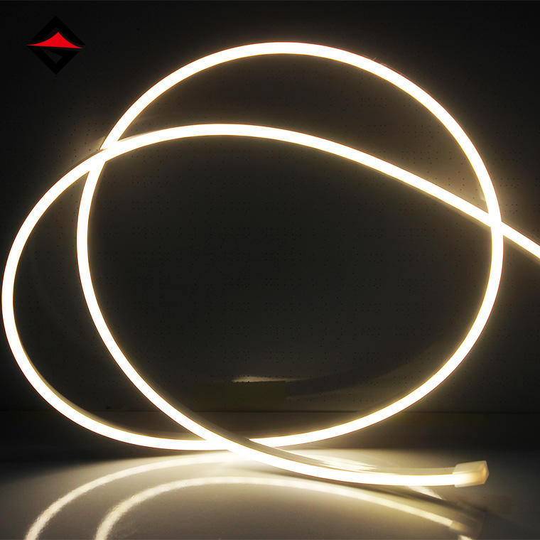 Nova izbira za osvetlitev kabineta in domače razstave: 4*8 mm neonski LED svetlobni trak